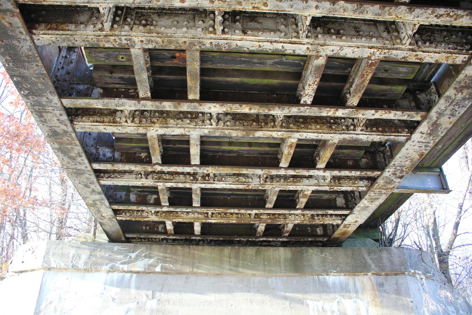 Under bridge